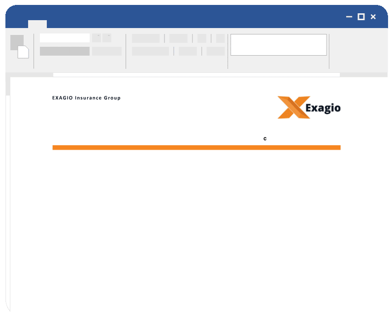 Templates are created using Microsoft Word or LibreOffice Writer